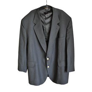 Men's  Vintage Mort Wallin Black 2Button Blazer 44R